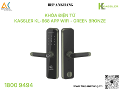 Khóa điện tử Kassler KL-668 App Wifi - Green Bronze 